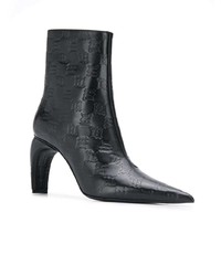 Bottines en cuir noires Misbhv