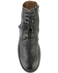 Bottines en cuir noires Ann Demeulemeester