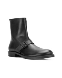 Bottines en cuir noires Ann Demeulemeester