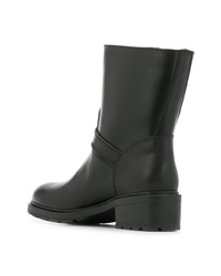 Bottines en cuir noires Hogan