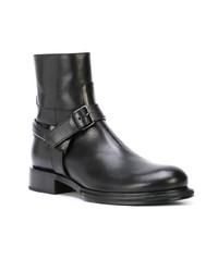 Bottines en cuir noires Ann Demeulemeester