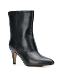 Bottines en cuir noires Isabel Marant