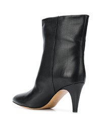 Bottines en cuir noires Isabel Marant