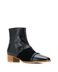 Bottines en cuir noires Malone Souliers