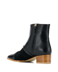 Bottines en cuir noires Malone Souliers