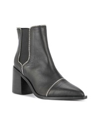 Bottines en cuir noires Senso