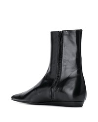 Bottines en cuir noires Dorateymur