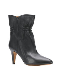 Bottines en cuir noires Isabel Marant