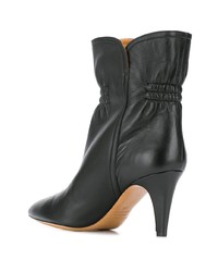 Bottines en cuir noires Isabel Marant