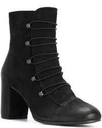 Bottines en cuir noires