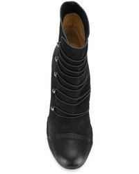 Bottines en cuir noires