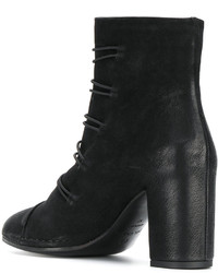 Bottines en cuir noires