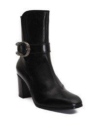 Bottines en cuir noires Gucci