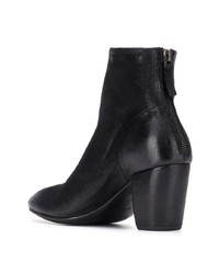 Bottines en cuir noires Marsèll