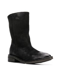 Bottines en cuir noires Marsèll