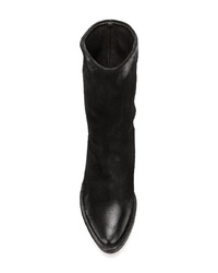 Bottines en cuir noires Marsèll