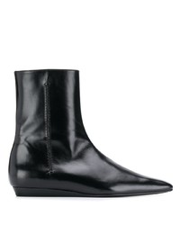 Bottines en cuir noires Dorateymur