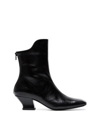 Bottines en cuir noires Dorateymur