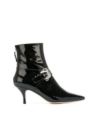 Bottines en cuir noires Dorateymur