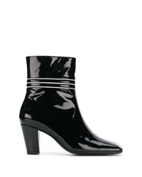 Bottines en cuir noires Dorateymur