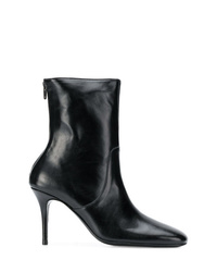 Bottines en cuir noires Dorateymur