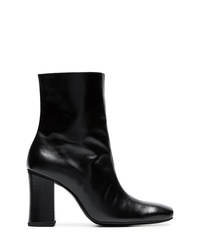 Bottines en cuir noires Dorateymur