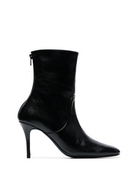 Bottines en cuir noires Dorateymur