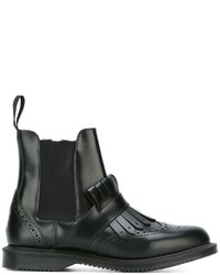 Bottines en cuir noires Dr. Martens