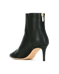 Bottines en cuir noires Jimmy Choo