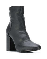 Bottines en cuir noires Grey Mer