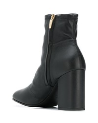 Bottines en cuir noires Grey Mer