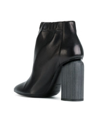 Bottines en cuir noires Pierre Hardy