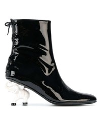 Bottines en cuir noires Dorateymur