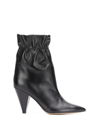 Bottines en cuir noires Fabio Rusconi