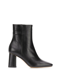 Bottines en cuir noires Fabio Rusconi