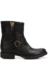 Bottines en cuir noires Fiorentini+Baker