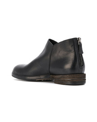 Bottines en cuir noires Del Carlo