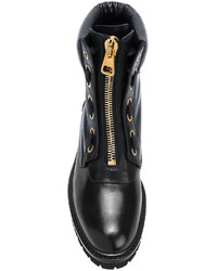 Bottines en cuir noires Bally