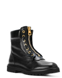 Bottines en cuir noires Bally