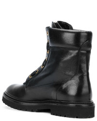 Bottines en cuir noires Bally