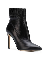 Bottines en cuir noires Chloe Gosselin