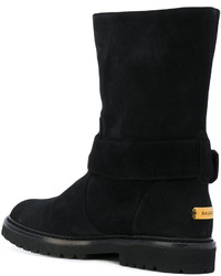 Bottines en cuir noires Bally