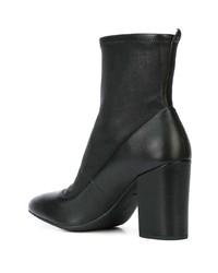 Bottines en cuir noires Coach