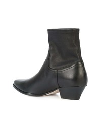 Bottines en cuir noires Tamara Mellon