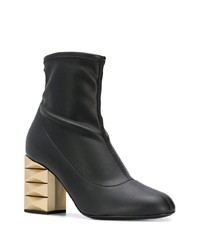 Bottines en cuir noires Giuseppe Zanotti