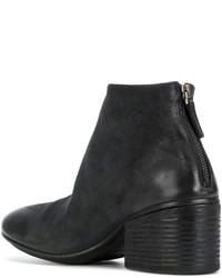 Bottines en cuir noires Marsèll