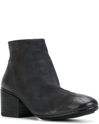 Bottines en cuir noires Marsèll