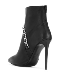 Bottines en cuir noires Marc Ellis