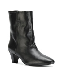 Bottines en cuir noires Marc Ellis