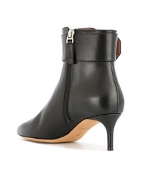 Bottines en cuir noires Bally